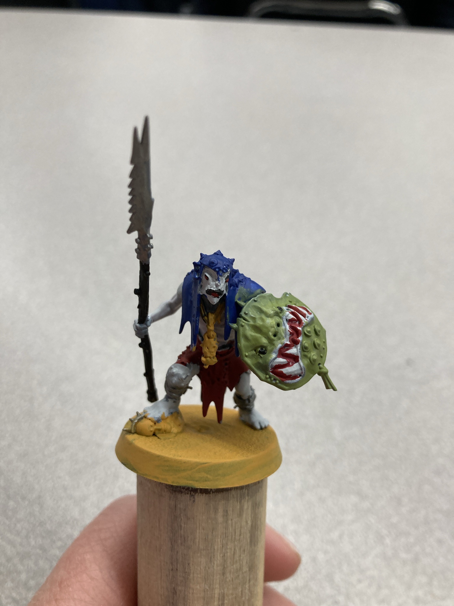 Look at My First Mini Painting! What a Fun Day of Professional Development!