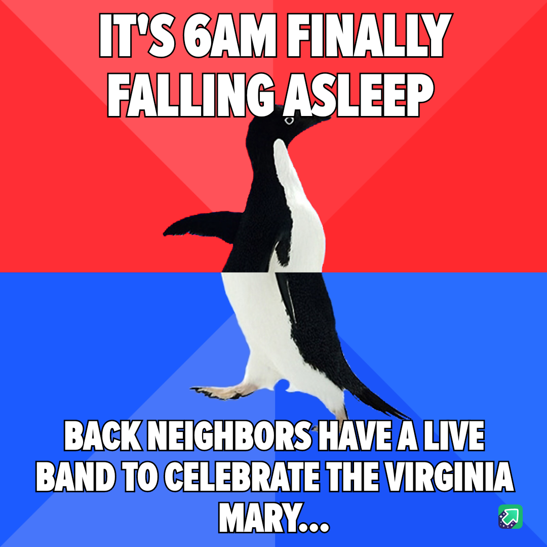 All I Wanted Was a Good Night's Sleep