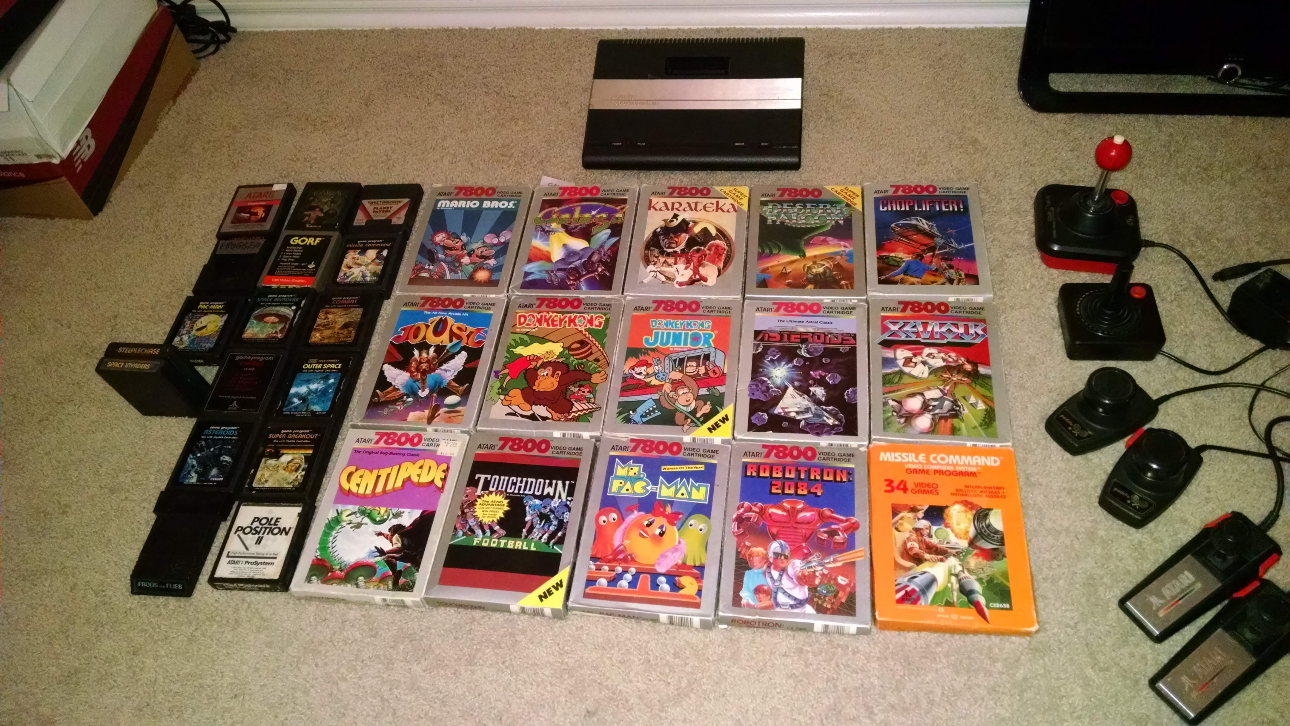 A Nostalgic Journey Through the Atari 7800 Collection.