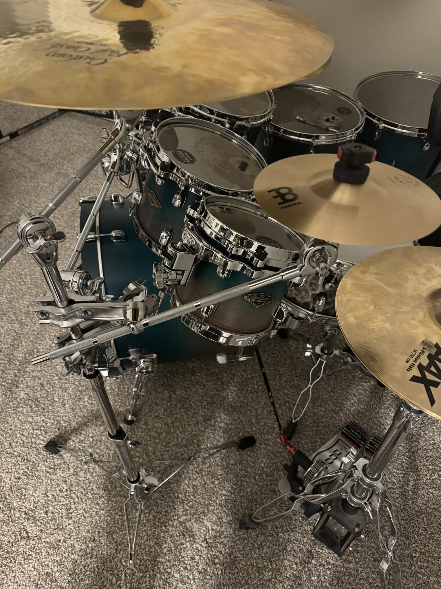 Just added an 8" Tom - complete setup revealed!