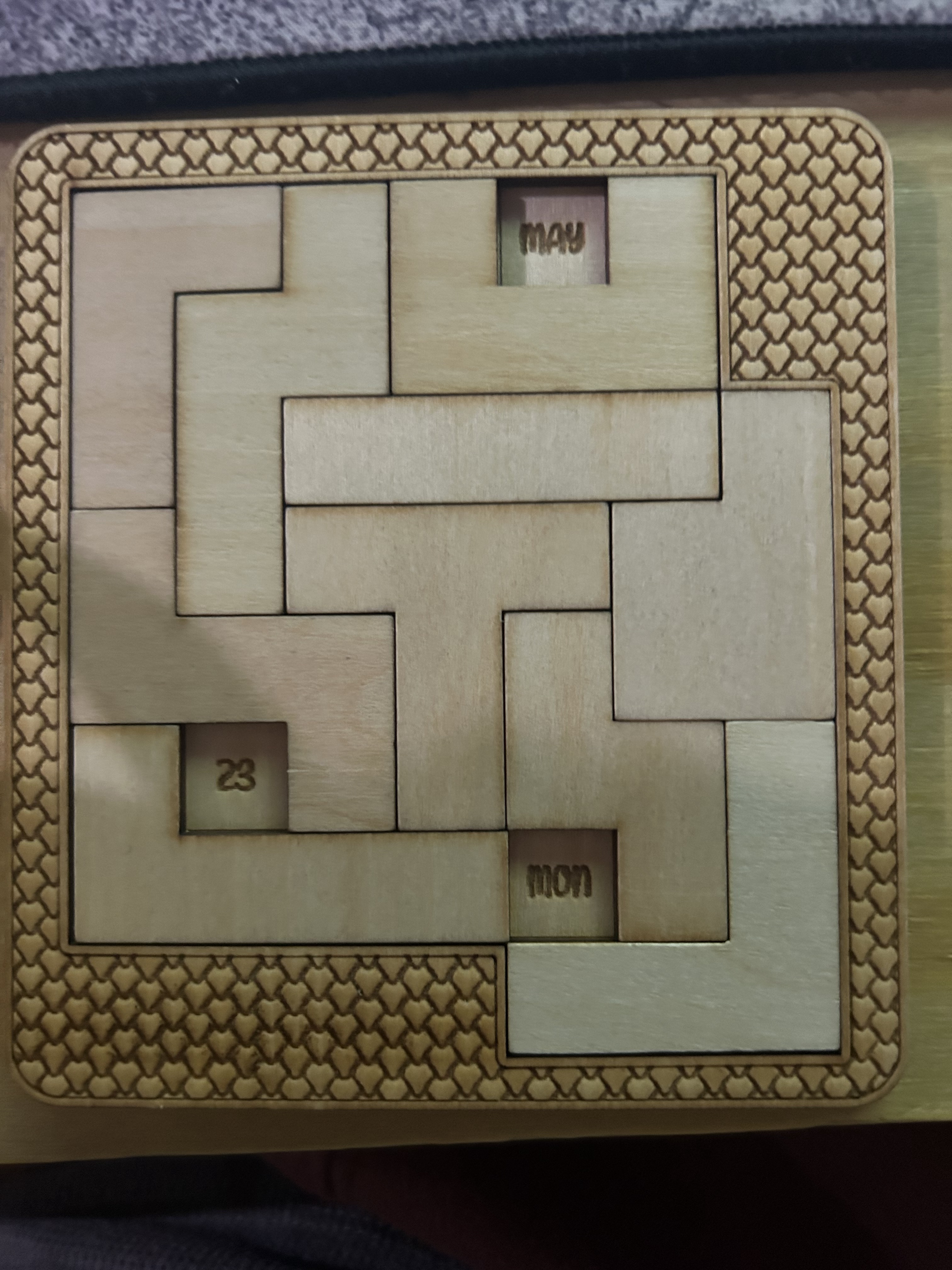 Explore the Laser Cut Puzzle Solutions from May 23rd to May 29th