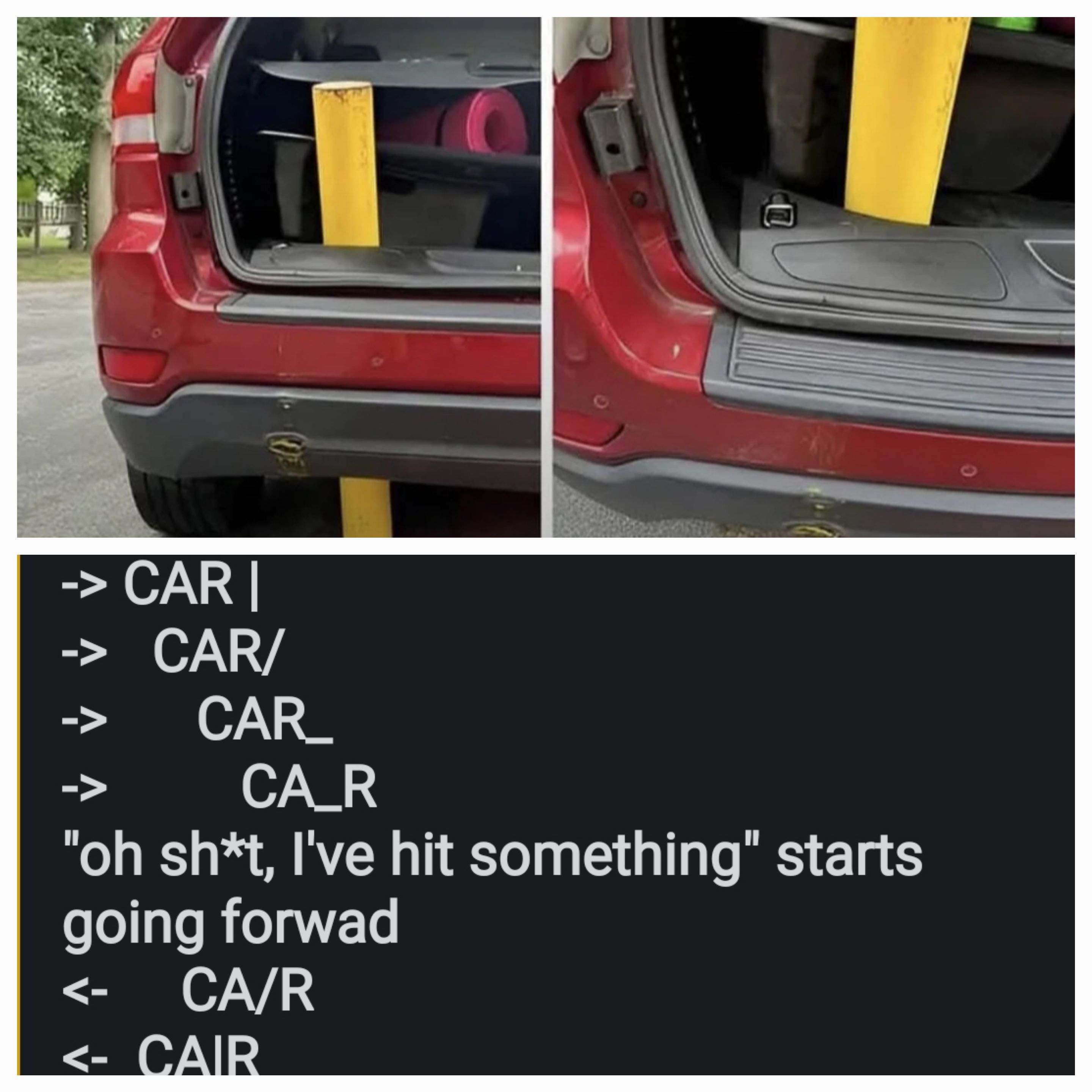 Sorry, You Can't Park Here, Mate!