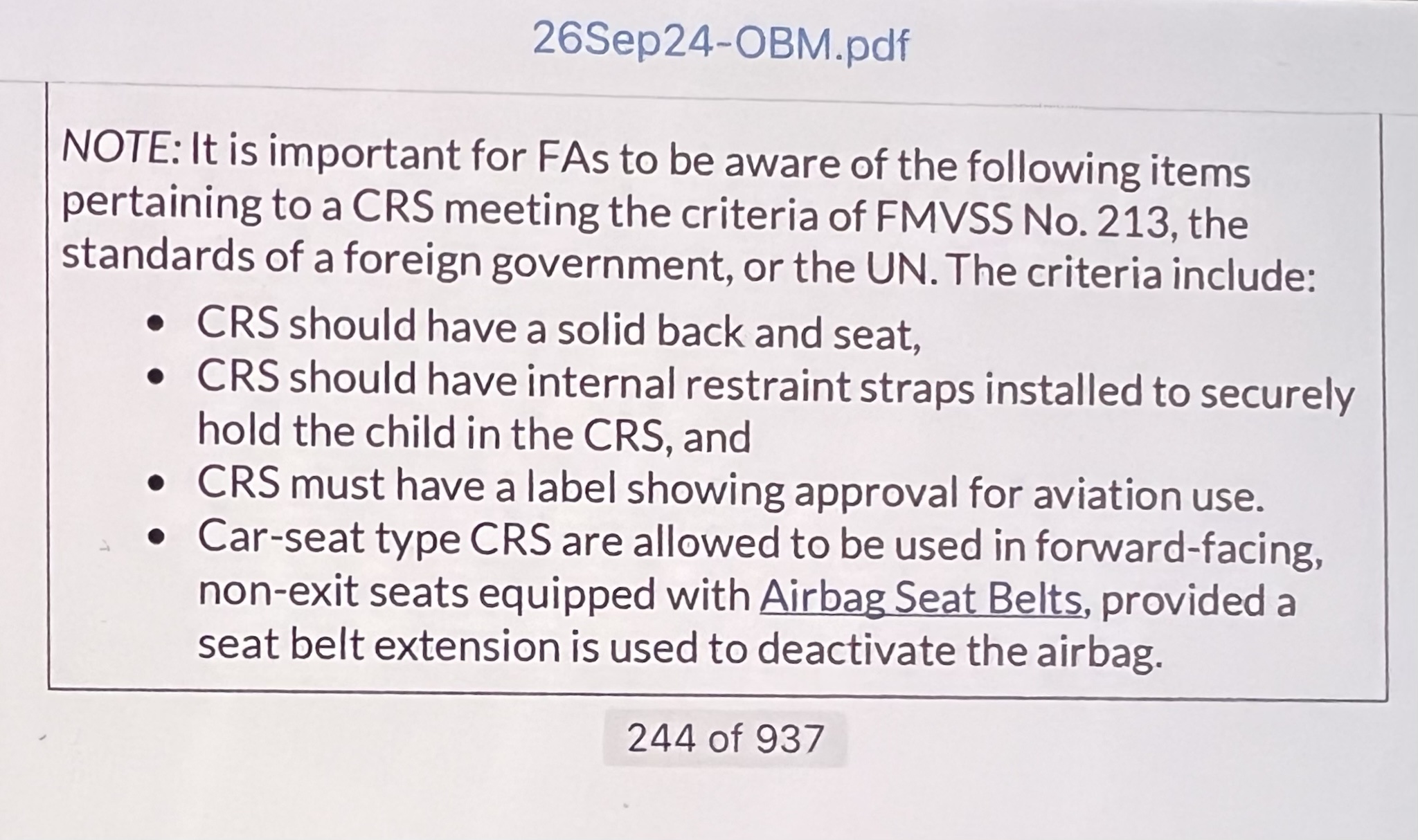 Essential Delta FA Guidelines for Safe Car Seat Use