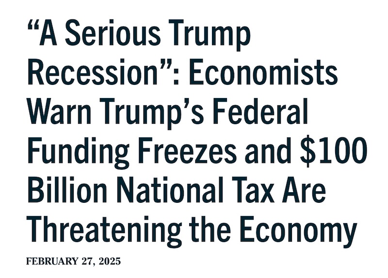 Brace Yourself: The Serious Trump Recession is on the Horizon