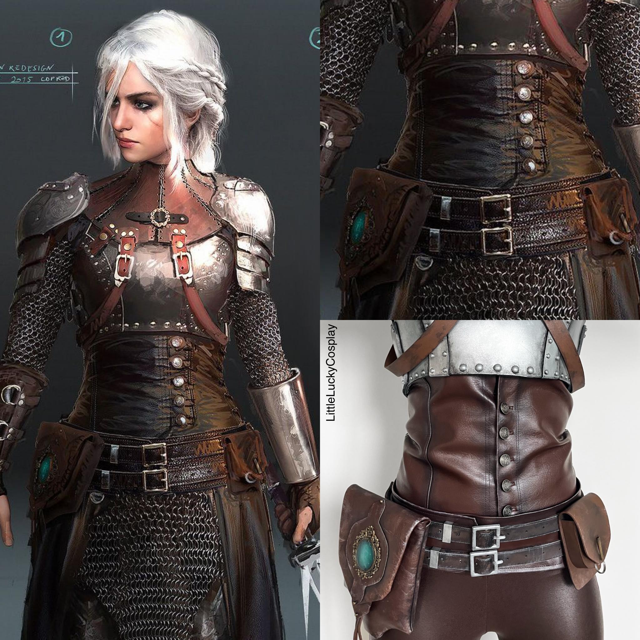 Progress Update on Armored Ciri: Waist Belts Edition