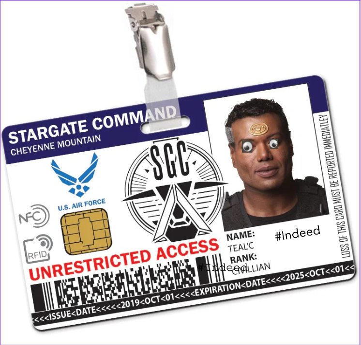 Unlocking the Stargate Sekeret Badge