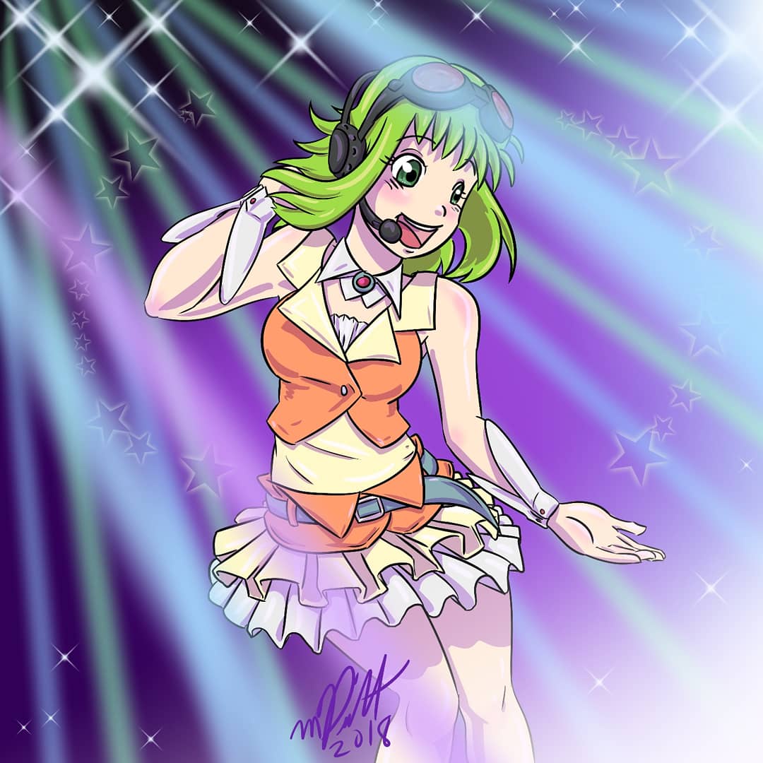 Daily Art Showcase: Gumi Vocaloid from 2018