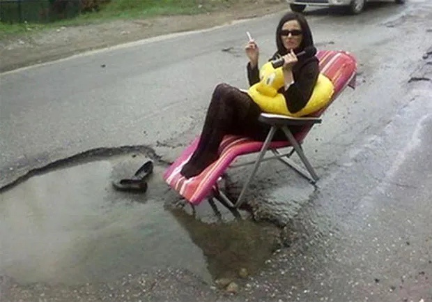 Red voters soaking up the sun and living it up by the pool in 2025