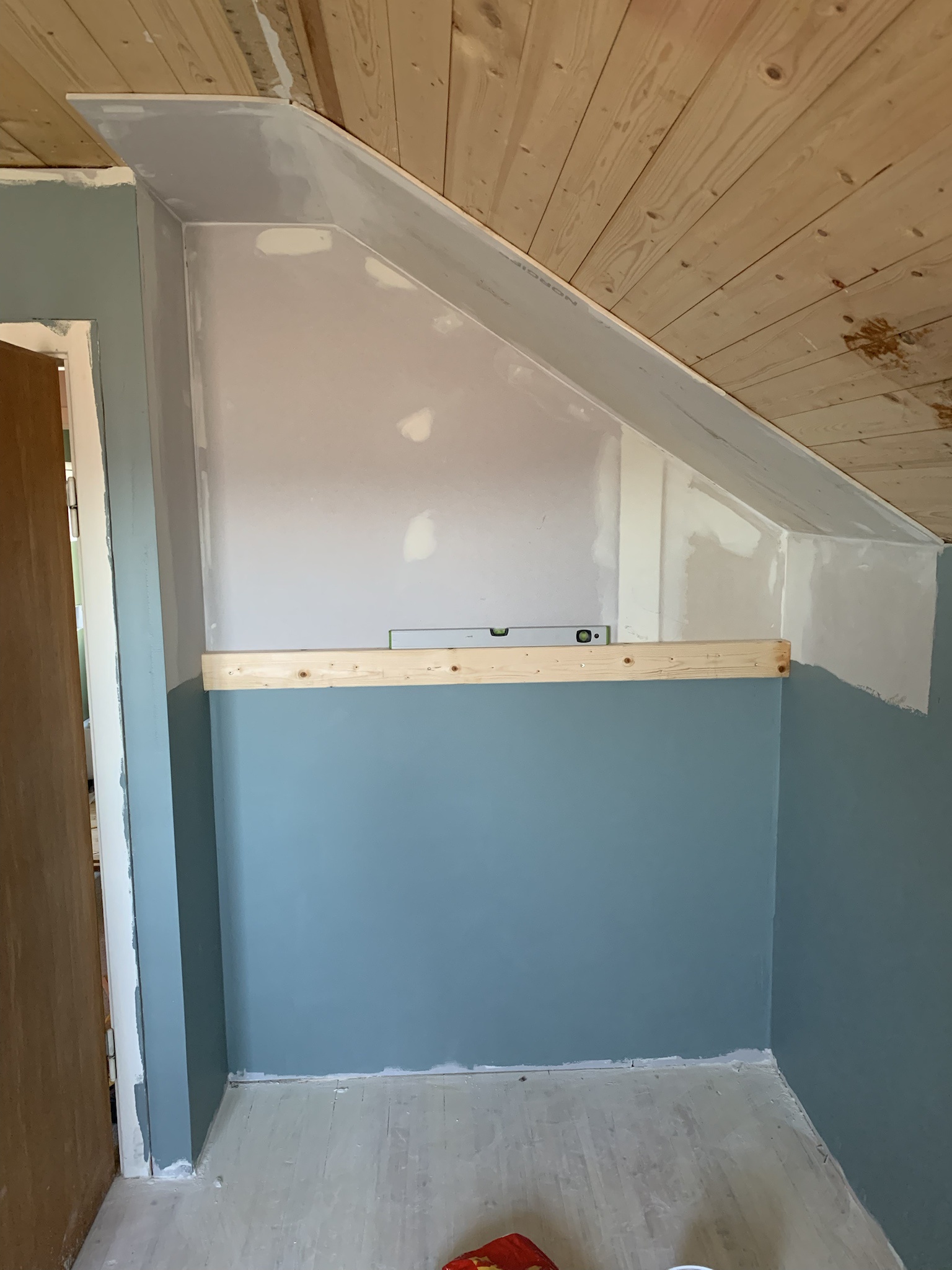 Today, I decided to be productive and started building my son's dream spaceship bed. Stay tuned for more updates!