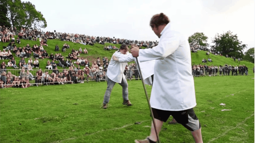 Witness the art of skin kicking in action!
