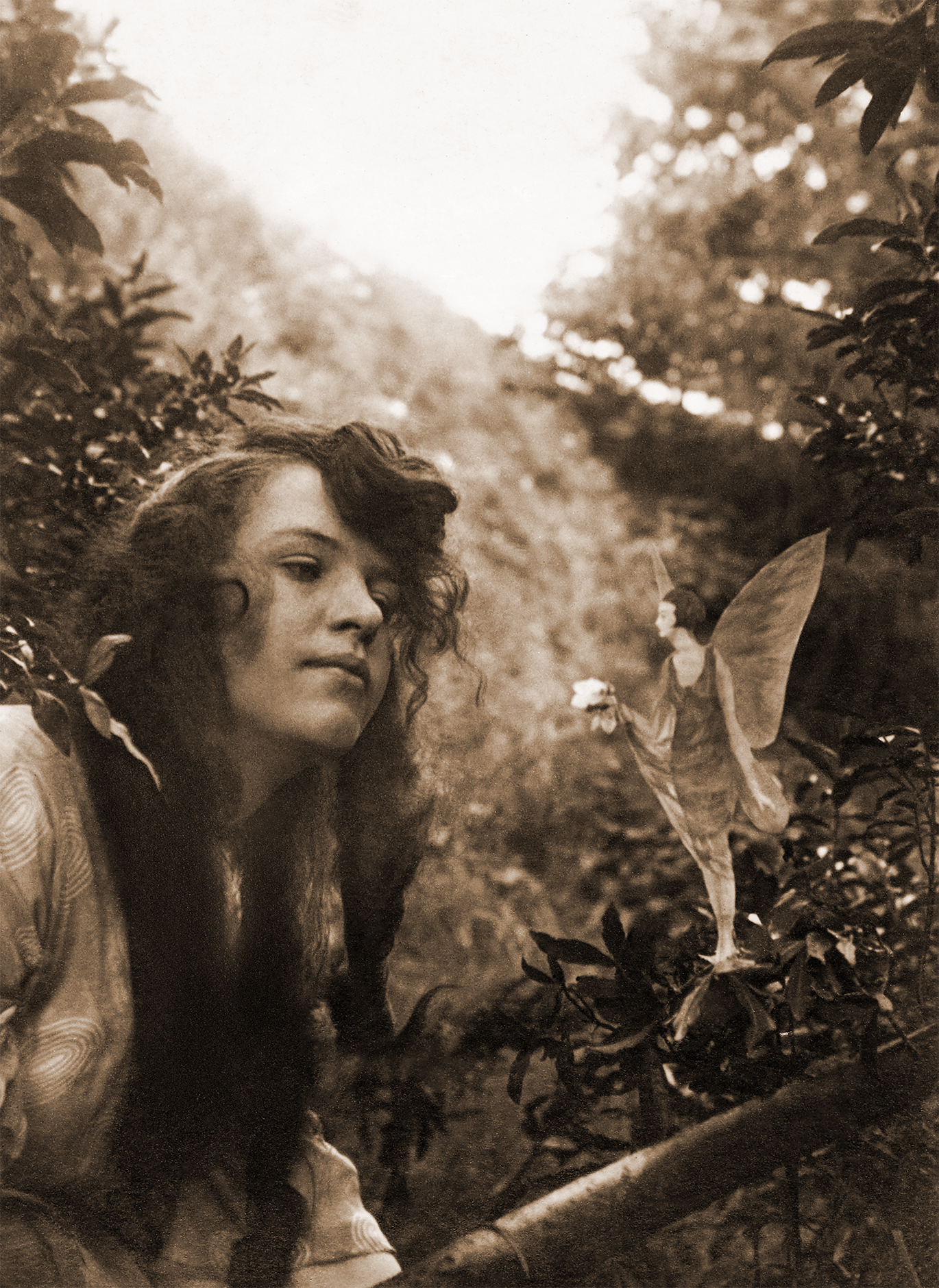 Captured: One of the Infamous Cottingley Fairies