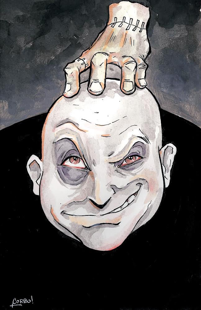 Sketch 21 of 31: A Quirky Tribute to Uncle Fester