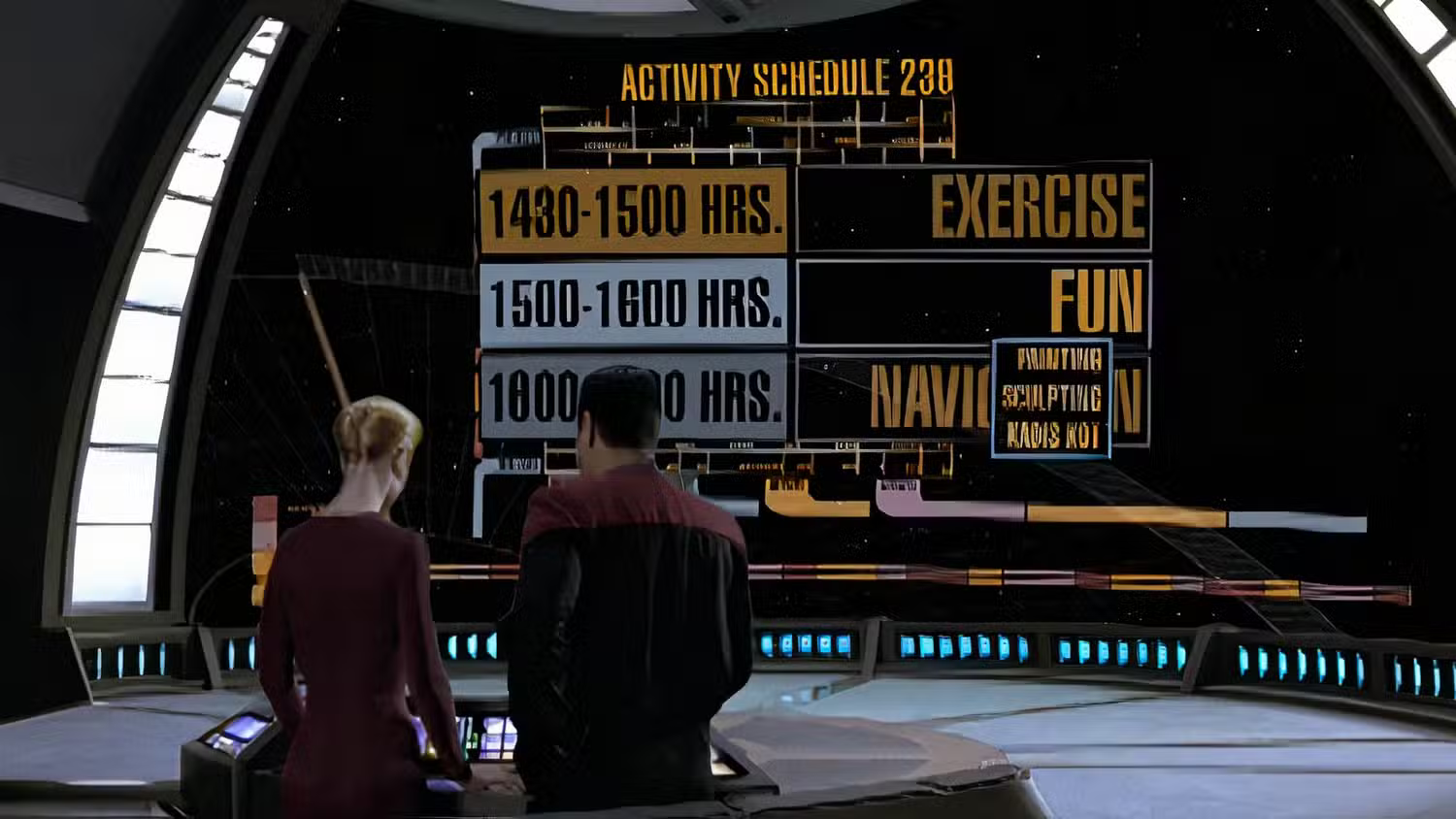 Let’s play a game: Show me how little you understand fun, and Seven of Nine will lead the way.