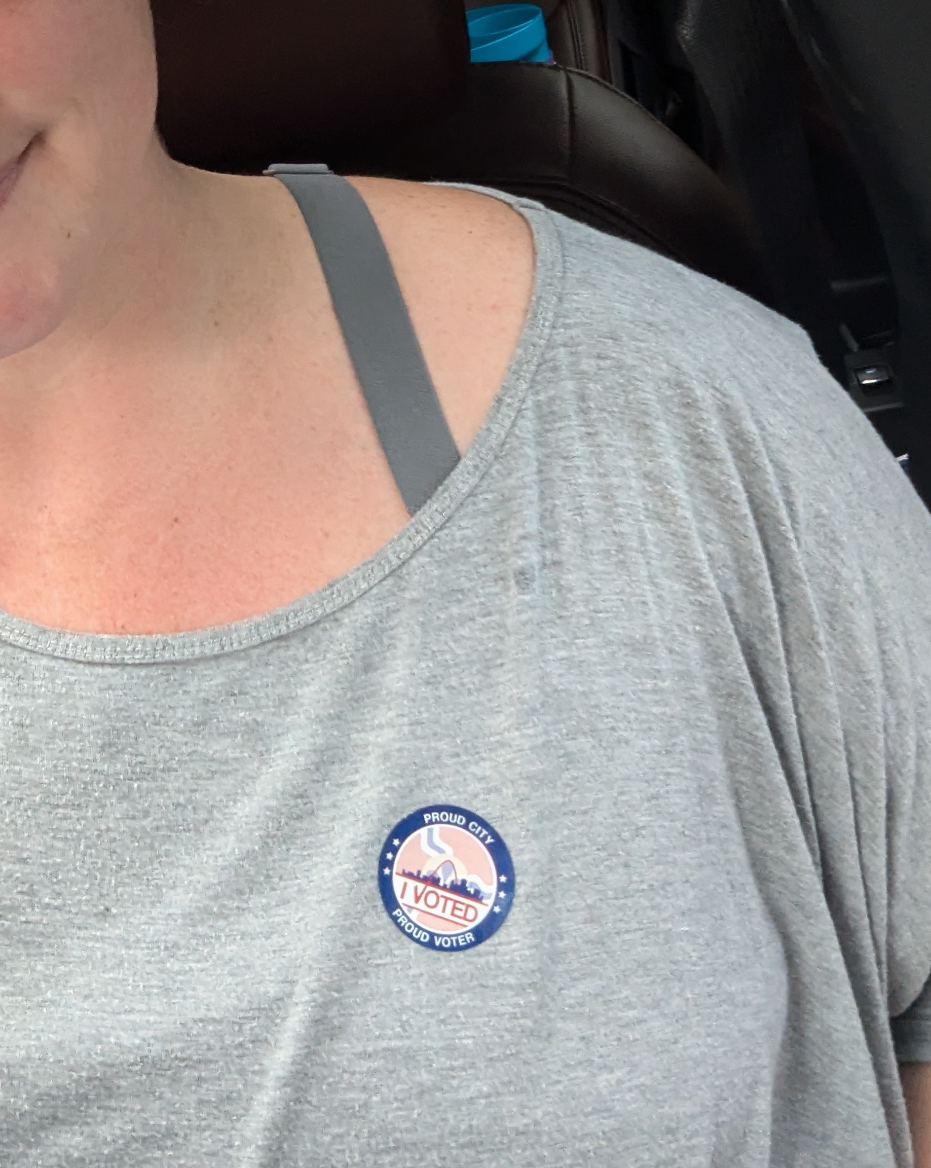I cast my vote and I'm proud of it!