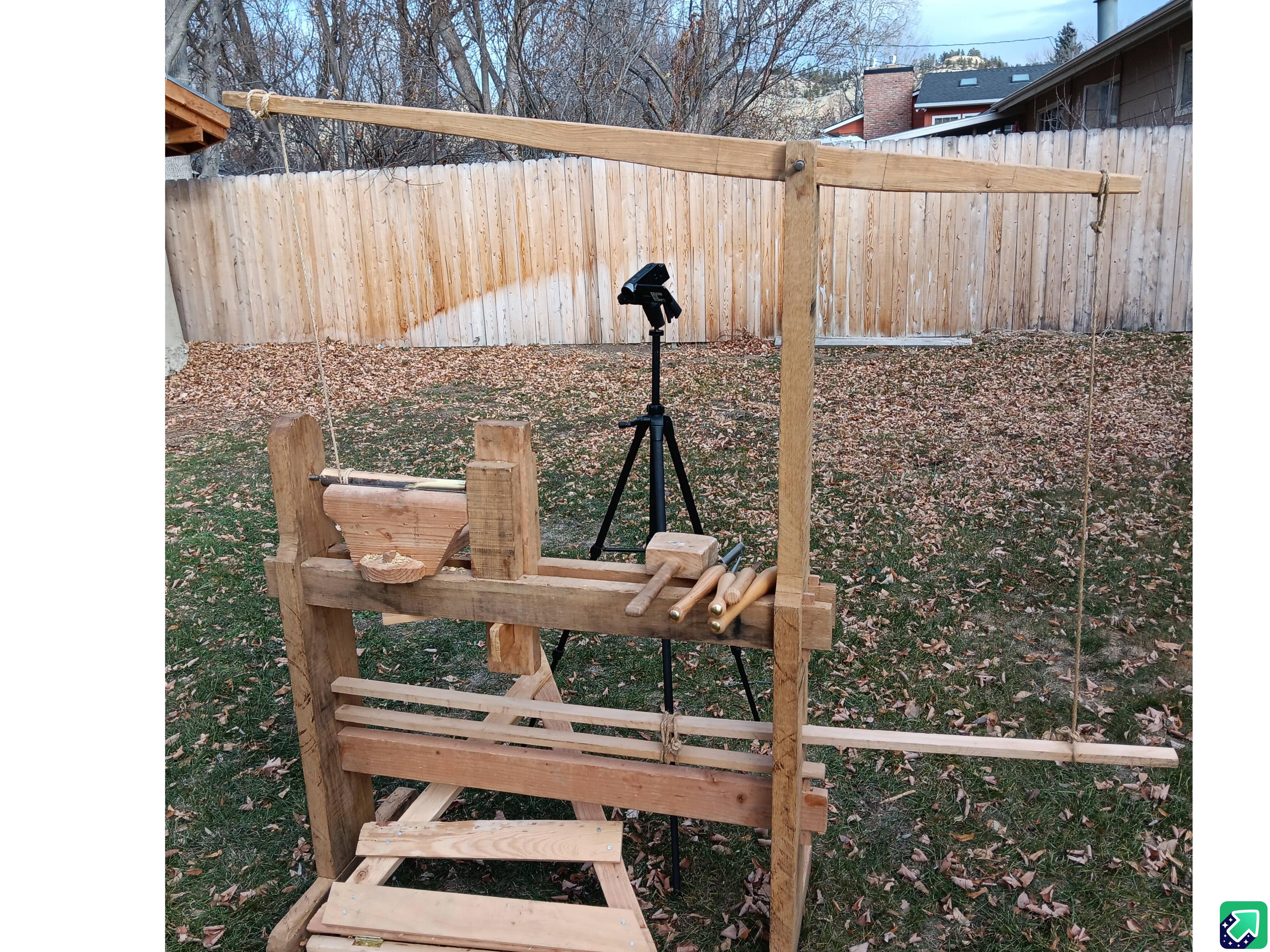 Forget the snowball fight, let's upvote the Spring Pole Lathe!