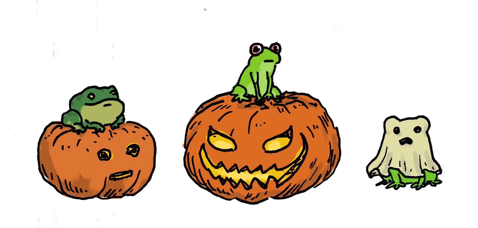 Sketching Terrifying Frogs: A Halloween Art Adventure