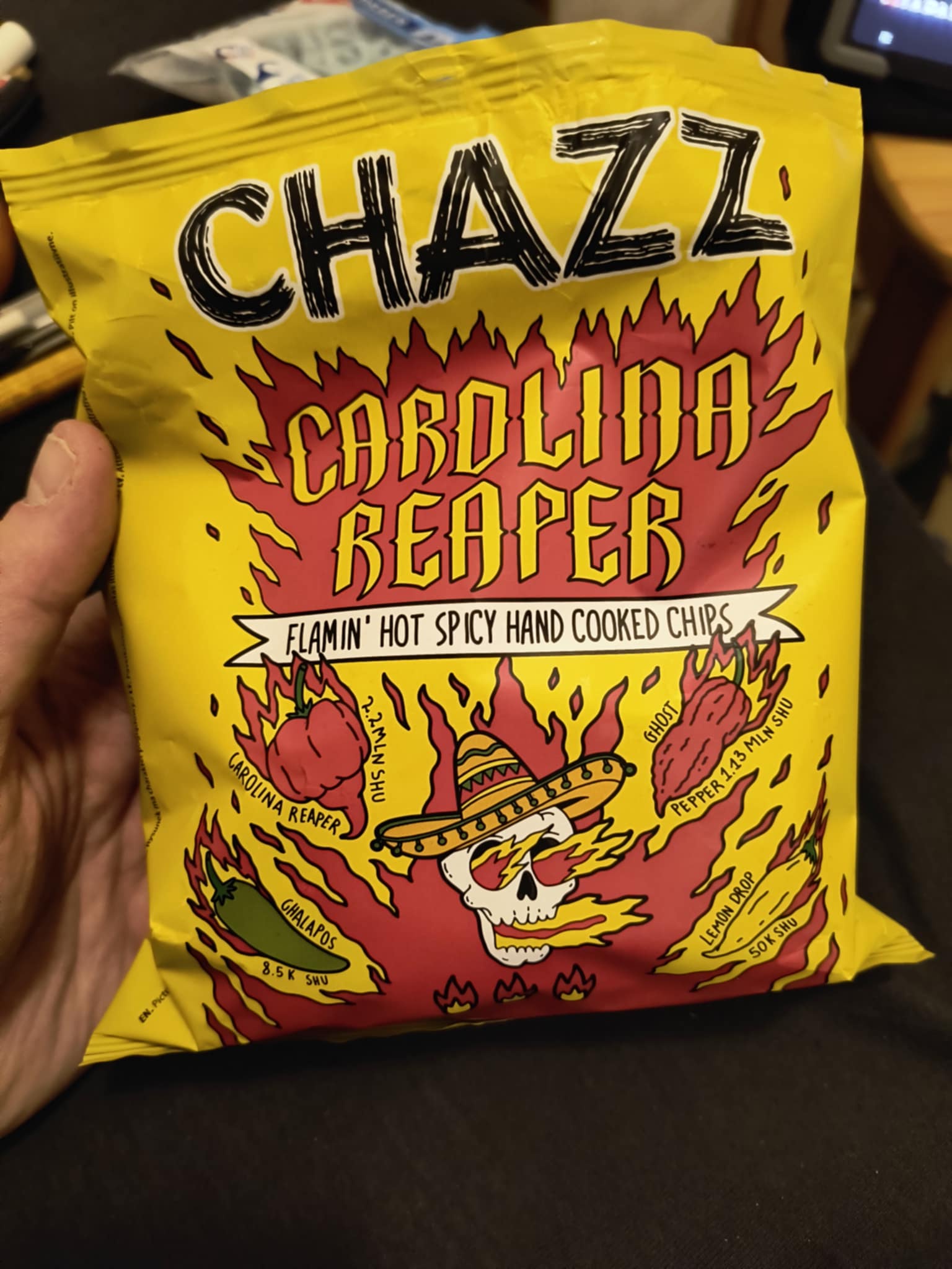 The First Time I Had to Brave a Bag of Fiery Potato Chips!