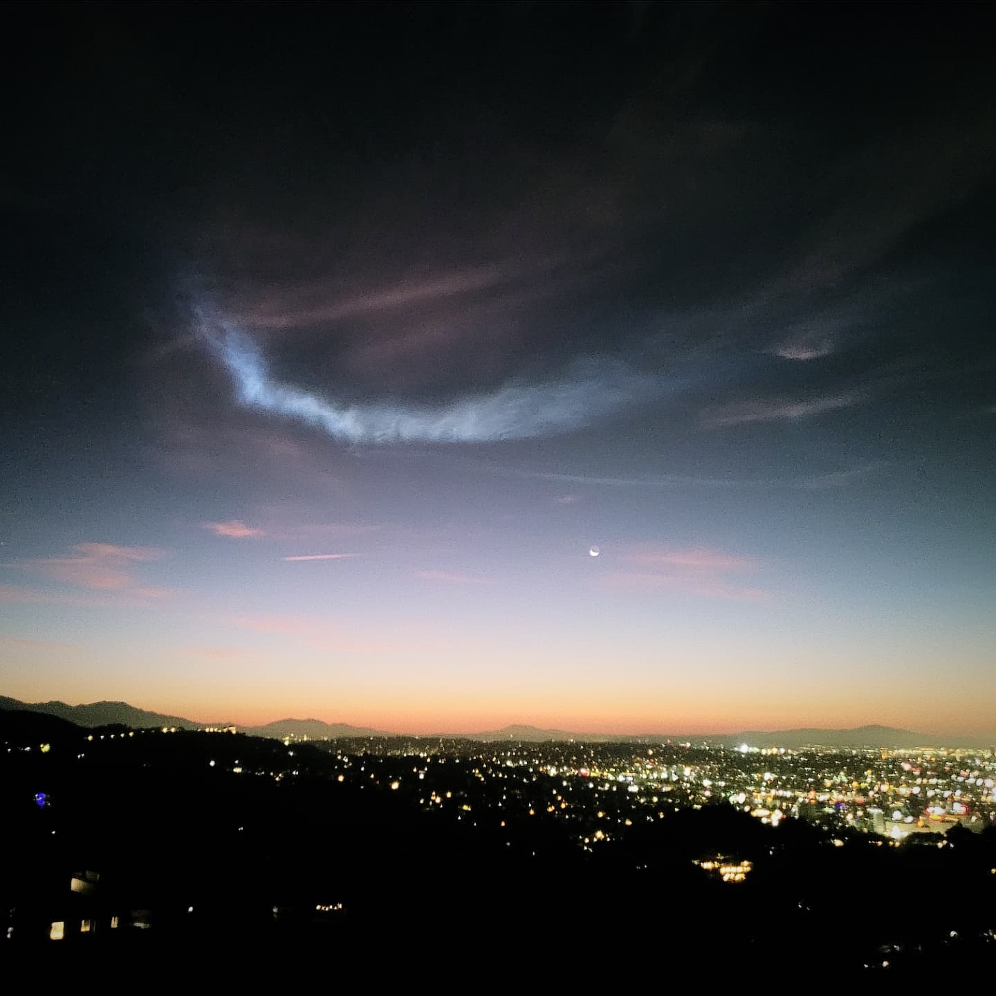 Capturing the LA Sky on October 30, 2024 at 6:30 AM