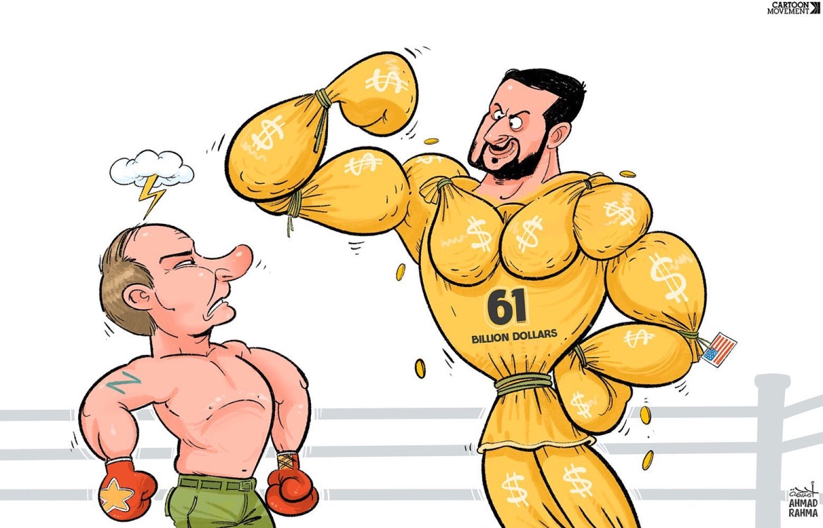 A Creative Caricature of Putin