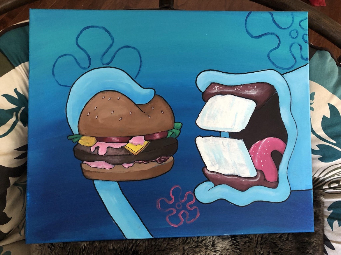 I Adore Creating SpongeBob Art! What Should I Paint Next? Thanks for Your Support!