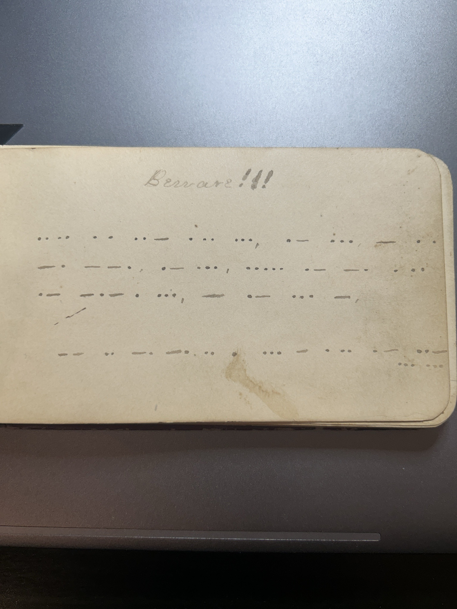 Discovering Morse Code in an 1880s Autograph Book: A Glimpse into the Past