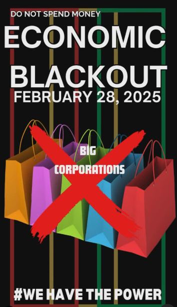 Economic BLACKOUT Scheduled for February 28th