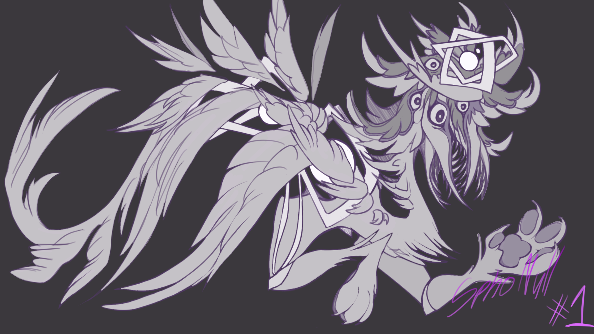 Stunning Angel Design #1: Divine Singularity by @Spheno0
