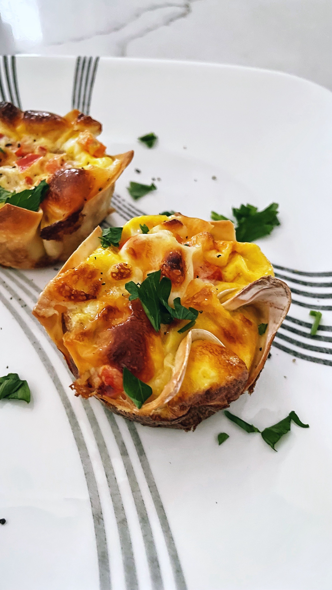 Delicious Baked Wonton Egg Cups Recipe