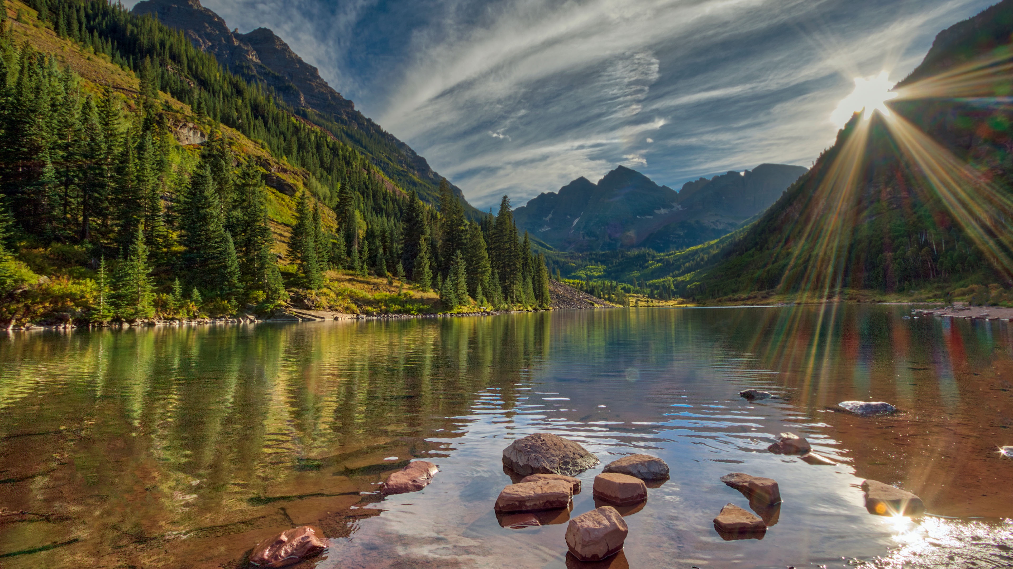 Majestic maroon mountains standing tall