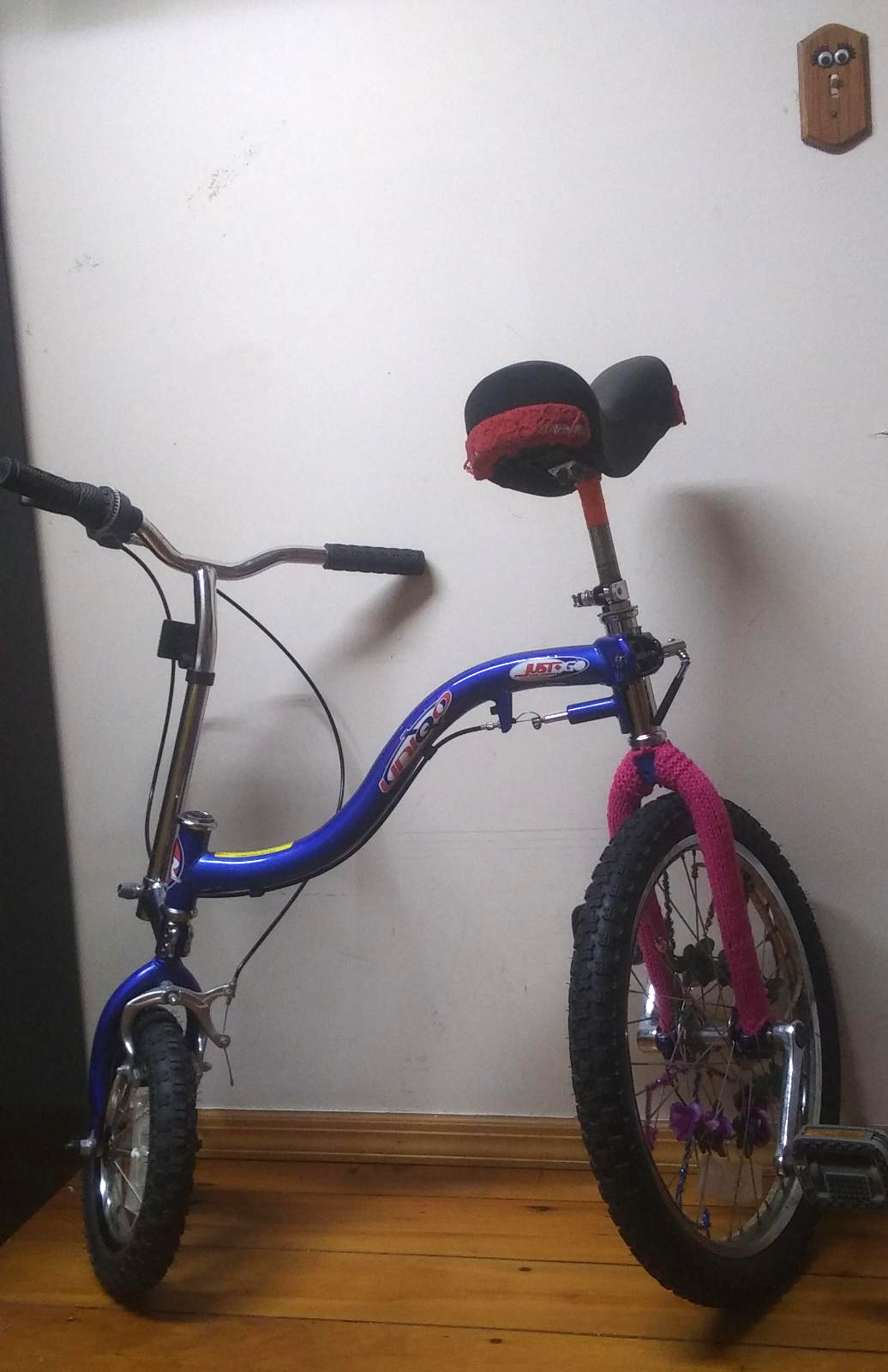 No car available? Here's my trusty unicycle instead!