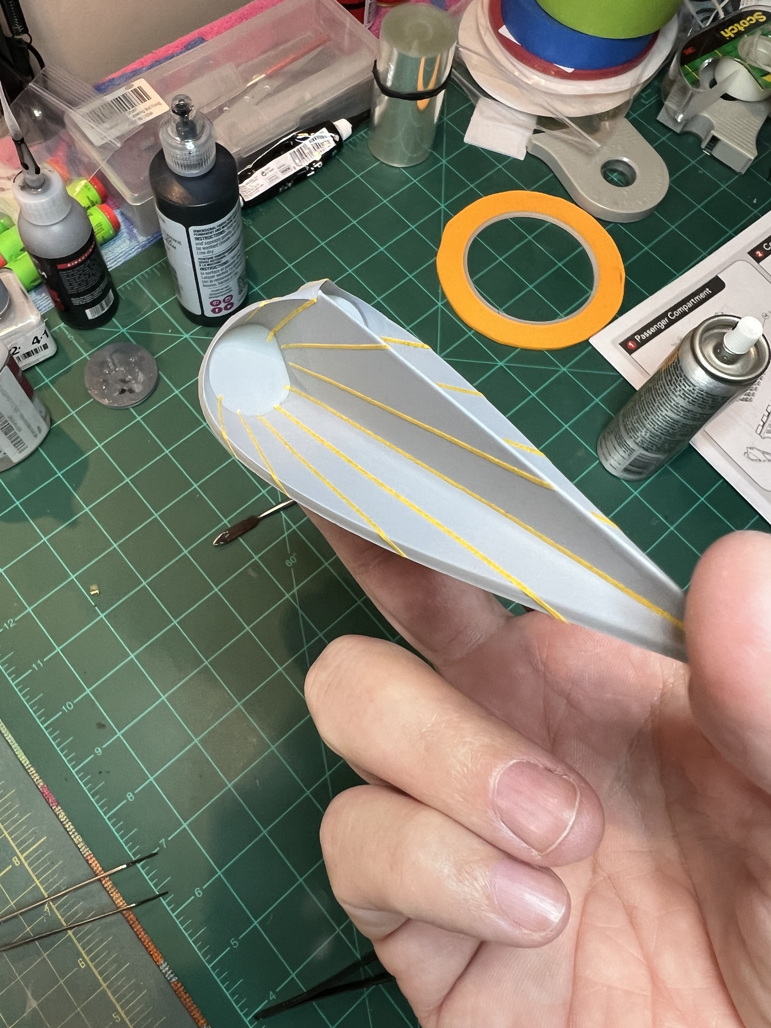 Progress Update on the Moebius 1/72 Orion Space Clipper
