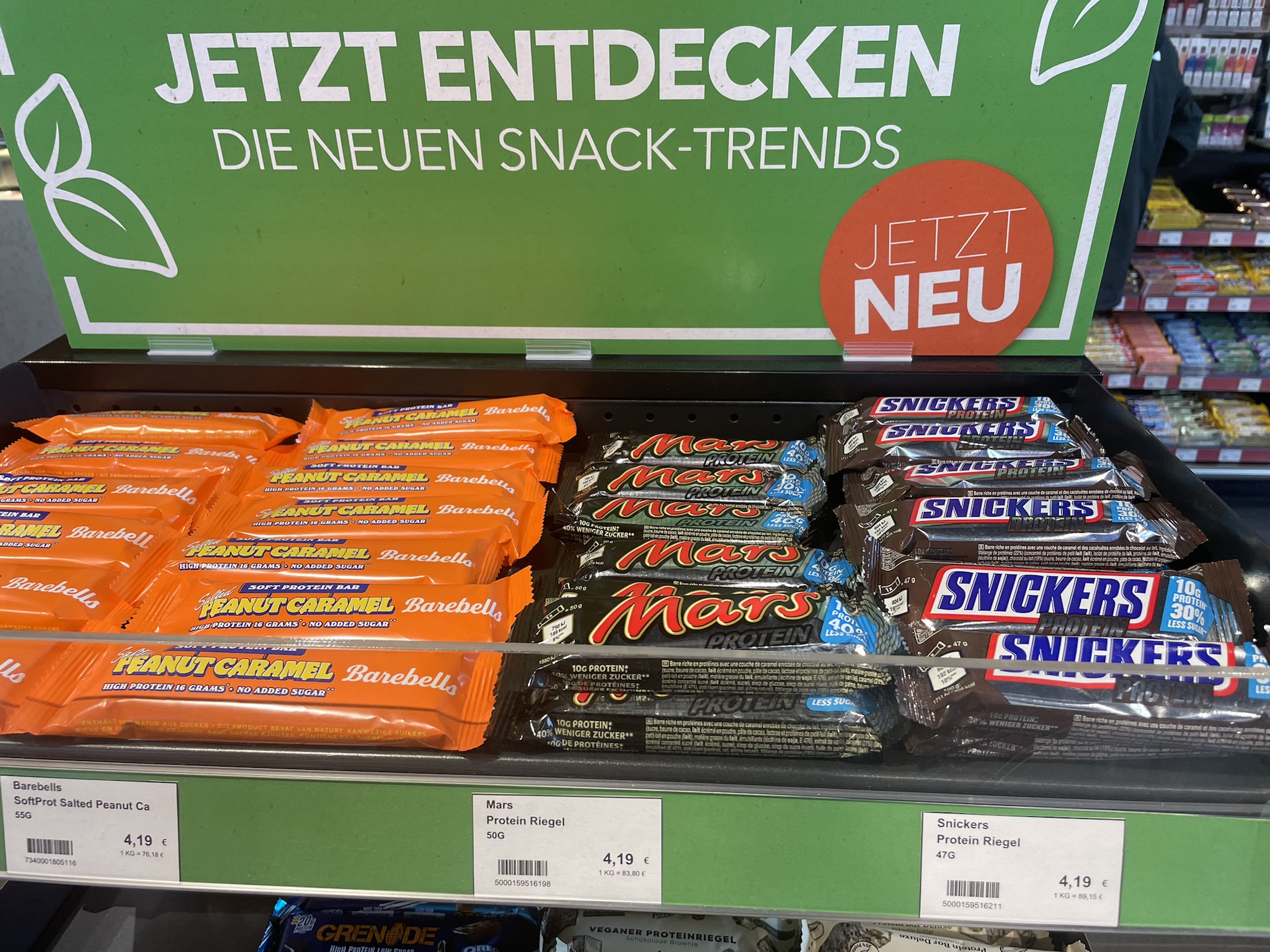 In Germany, a Snickers is Considered a Protein Bar