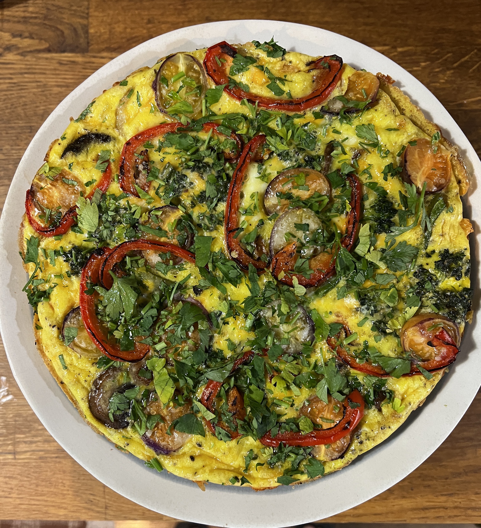 Delicious frittata goodness