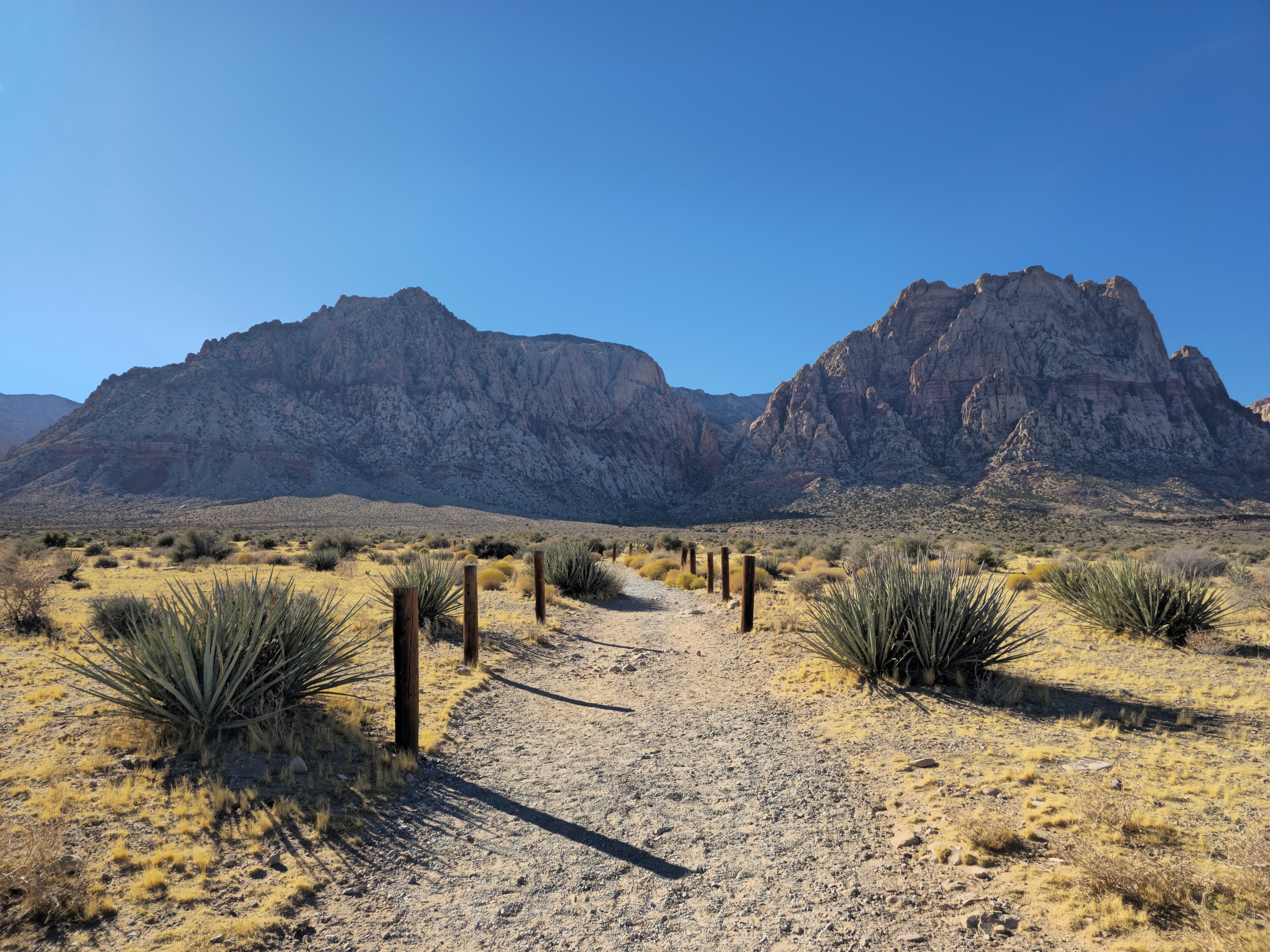 Exploring the beauty of First Creek Trail in Las Vegas, Nevada.