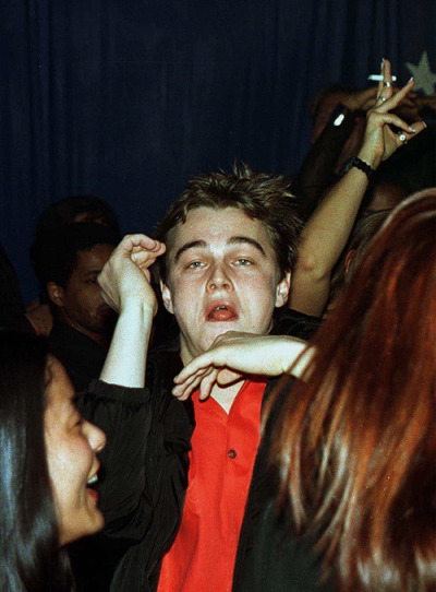 Leonardo DiCaprio Living It Up at a Nightclub in 1998