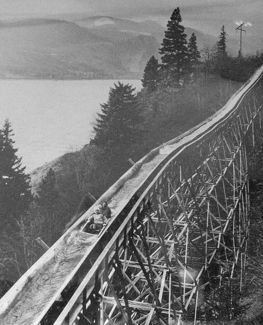 Imagine Riding the 8 Mile Log Flume: What a Thrill!