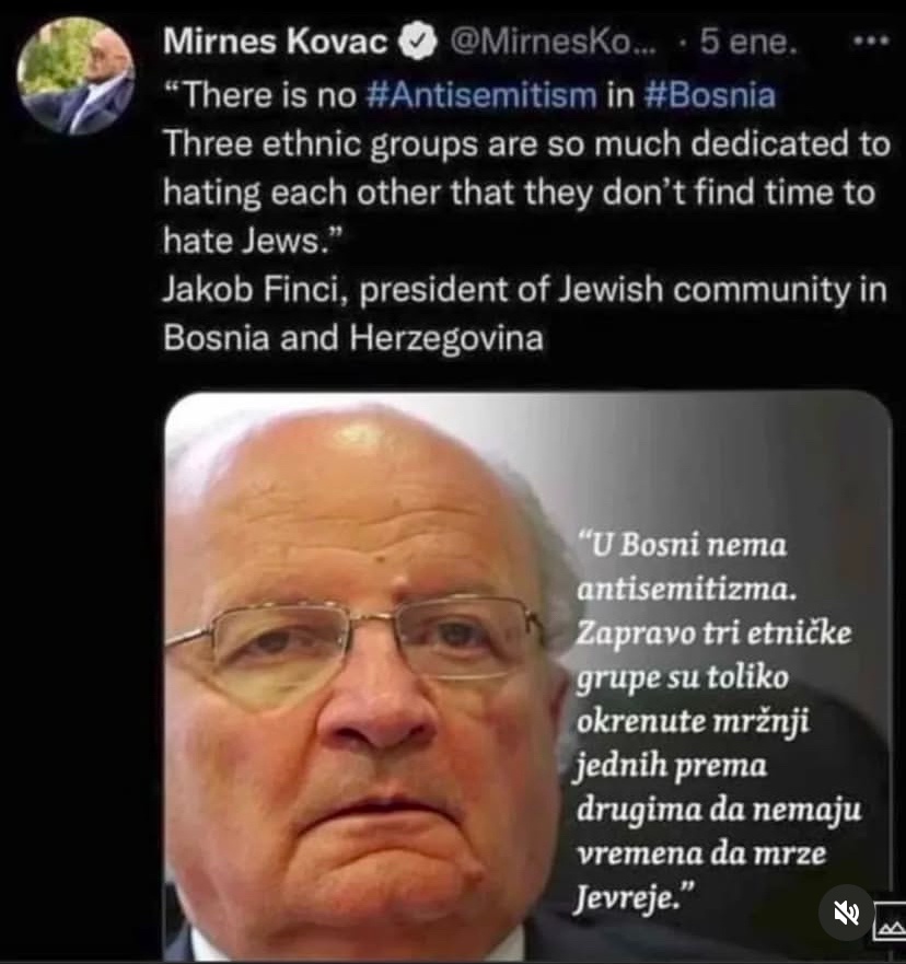 Exploring Why Antisemitism is Absent in Bosnia, LOL