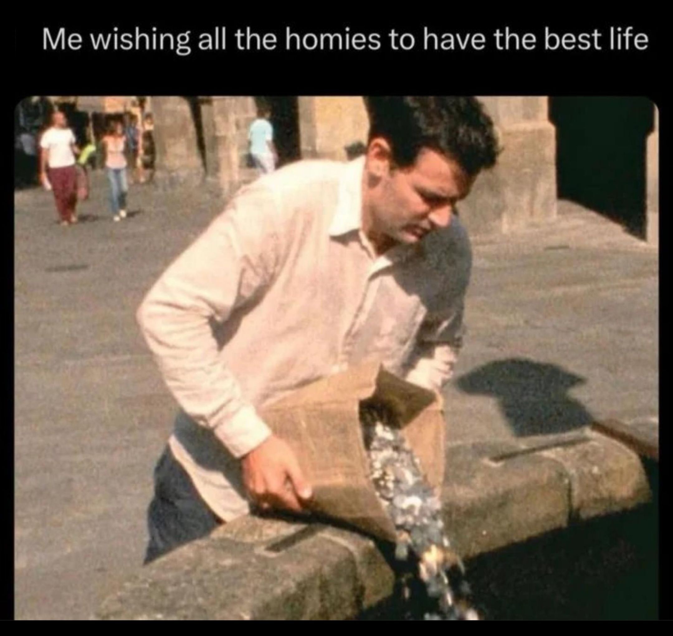 Sending Positive Wishes into the Universe