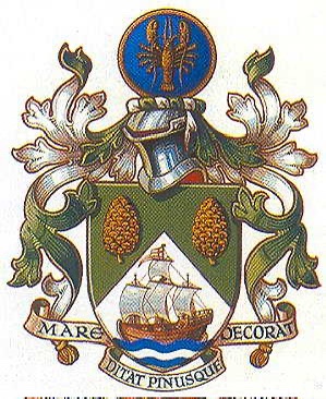 The Emblem of Sheringham Town Council, England