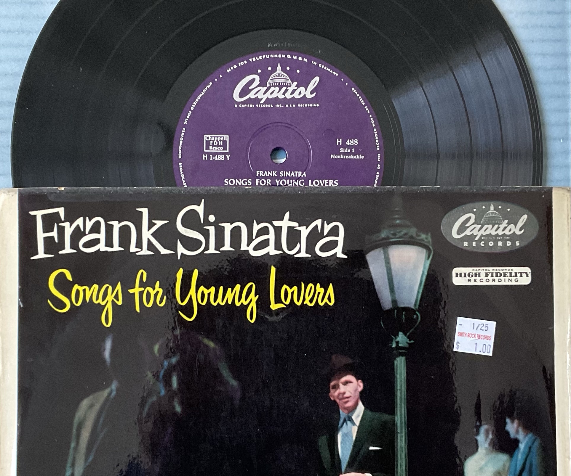 Timeless Frank Sinatra Melodies for Young Hearts - 1954 German LP