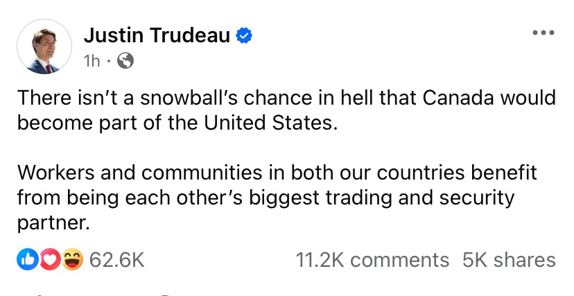 Not a snowball's chance in hell for this to happen!