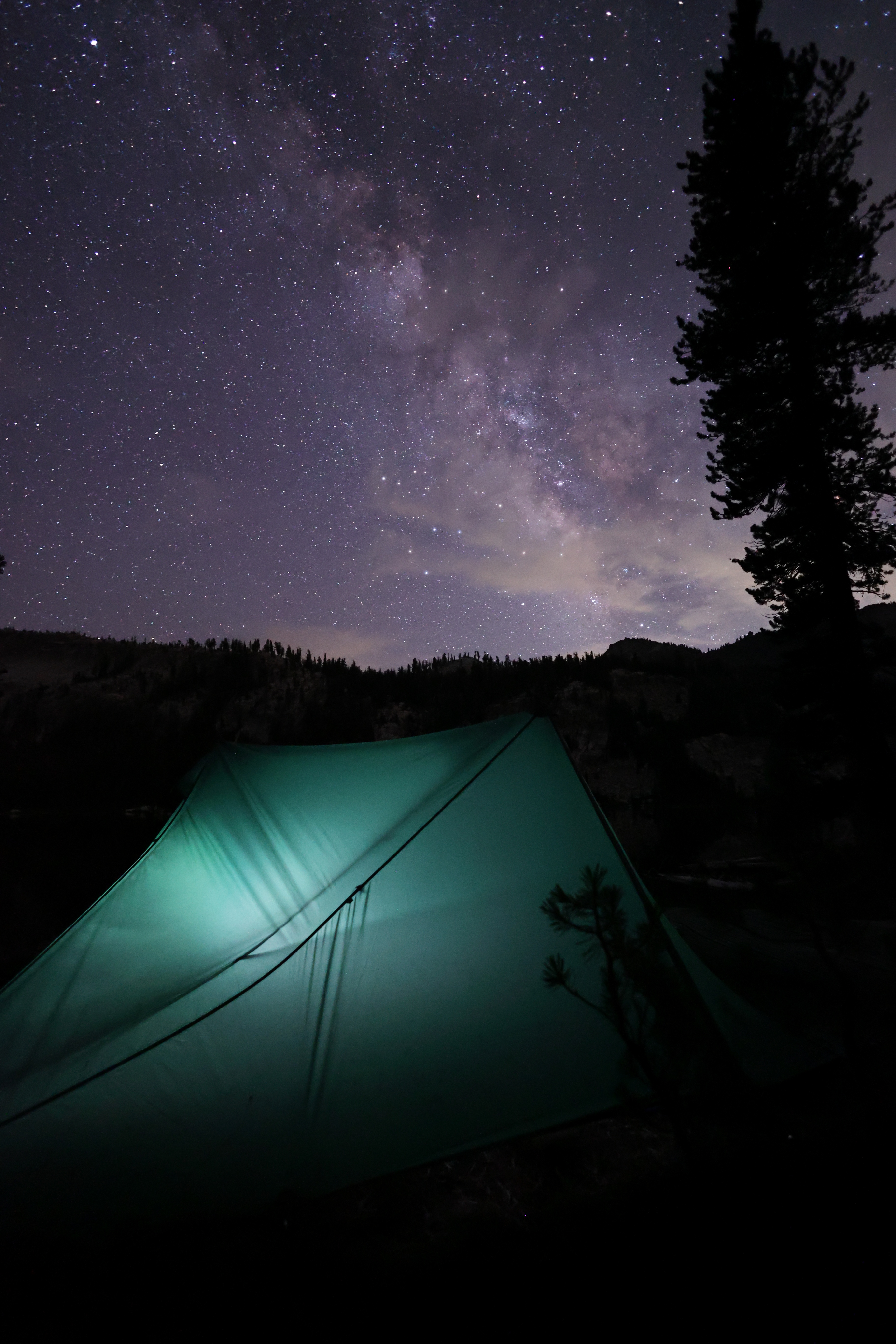 Exploring the Milky Way with a New Tent Setup