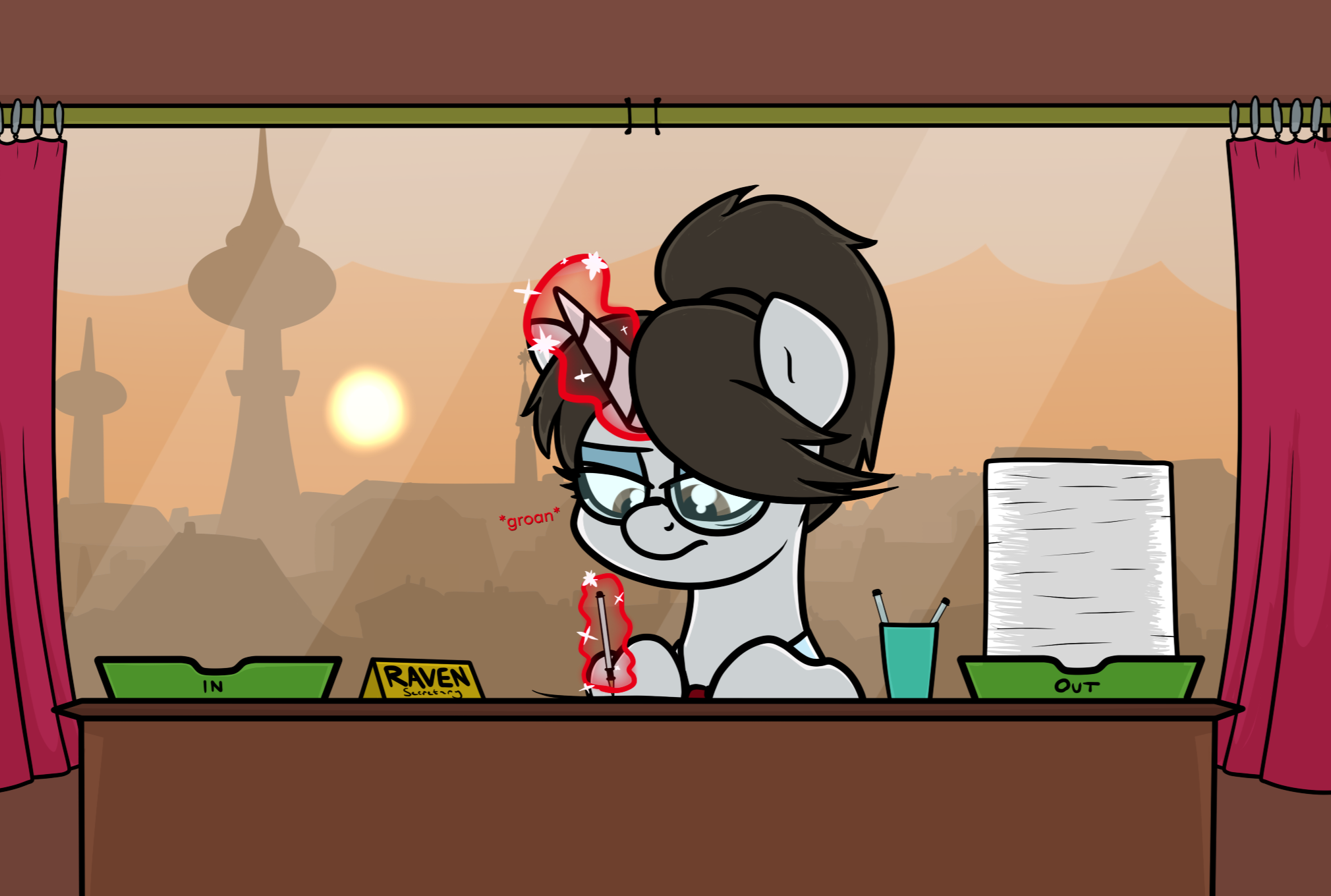 Just hit the halfway mark of two weeks of mandatory overtime, yay...