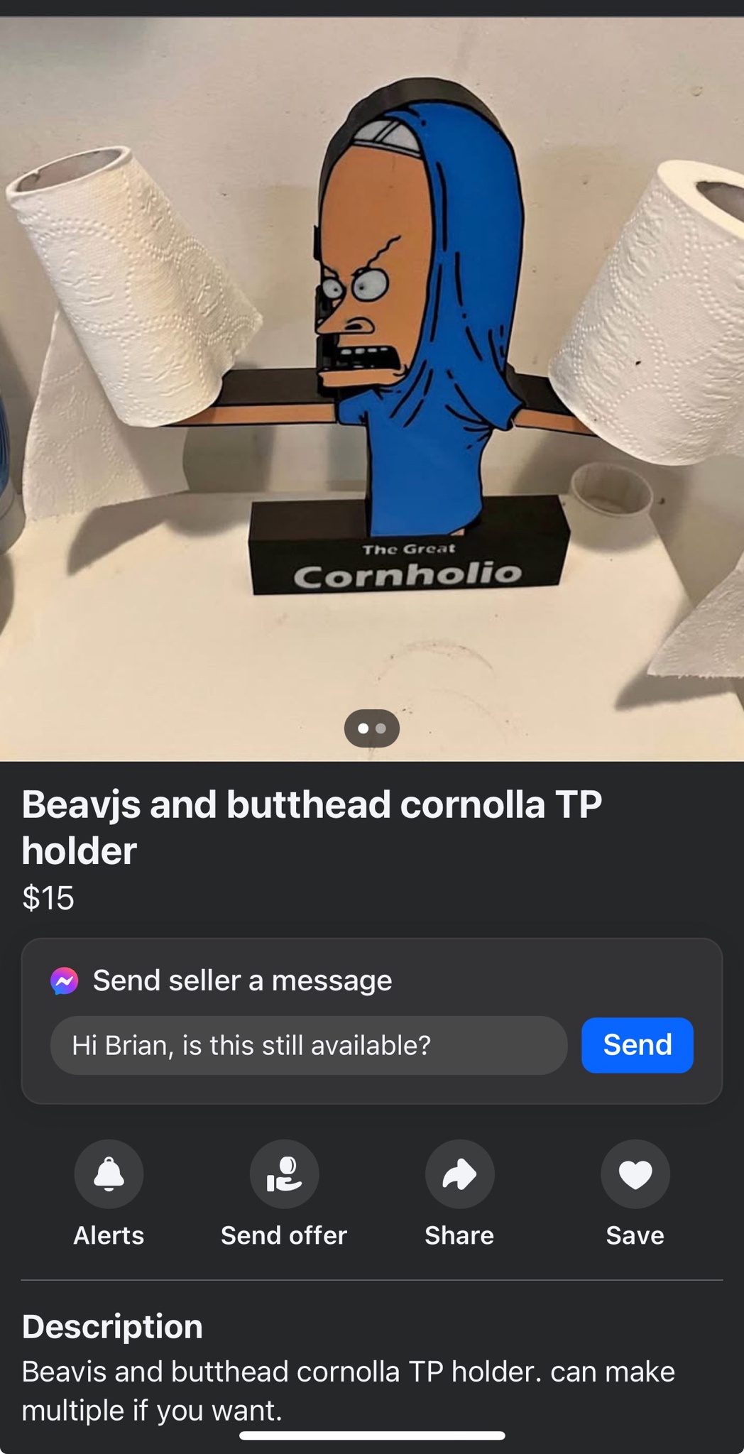 Never Change, Facebook Marketplace!