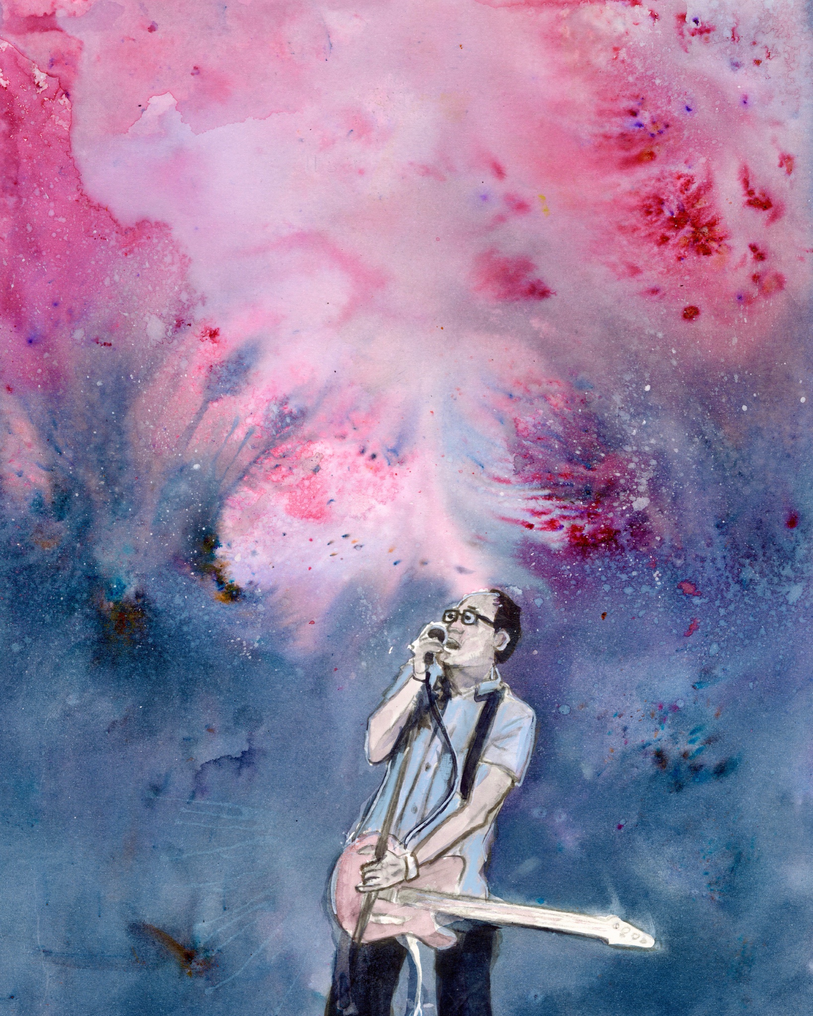 Original Watercolor Fan Art Showcase