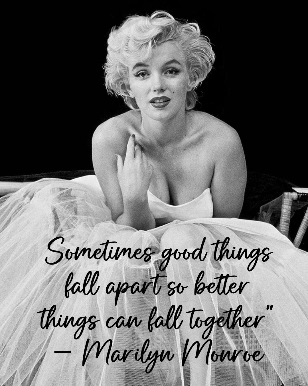 Sometimes, the best things in life fall apart to make way for something better.