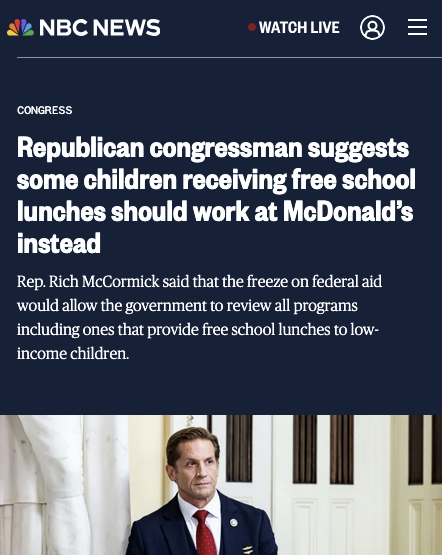 GOP's Stance: No Free Lunch! Kids Should Earn Their Keep!