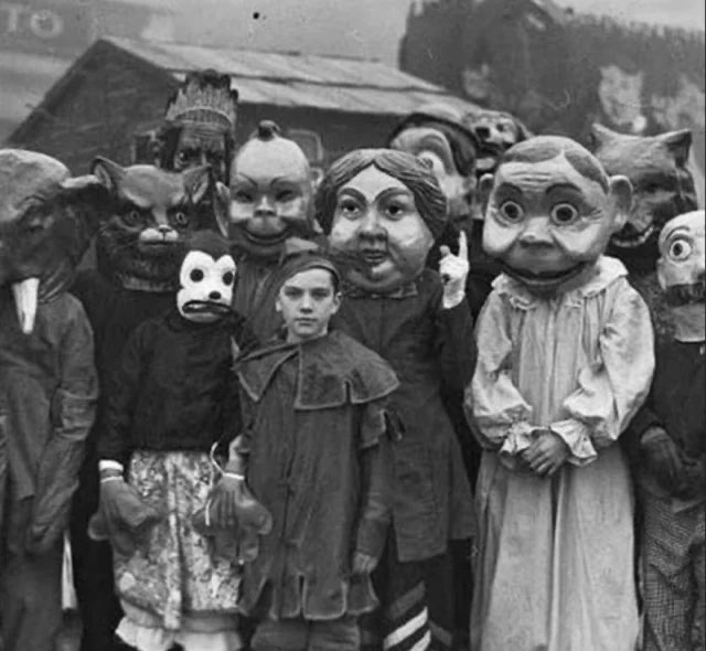 Halloween Celebrations from 101 Years Ago