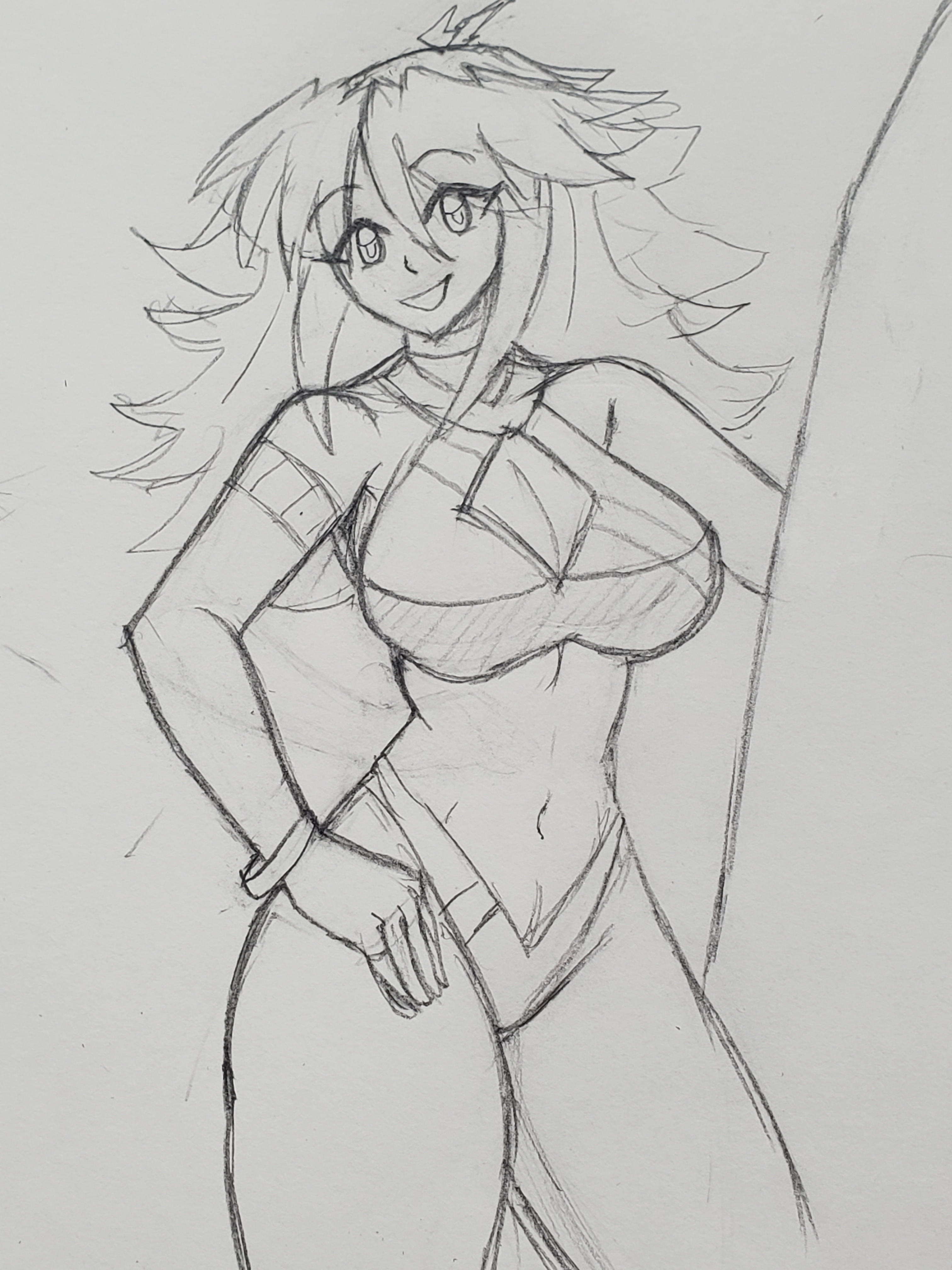 Introducing My Original 'Bombshell' Sketch Character