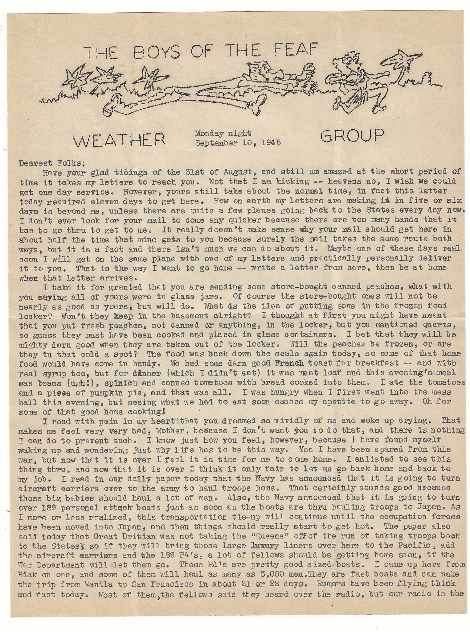A Frustrated Soldier's Letter: The Struggles of Returning Home After WWII